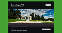 Desktop Screenshot of denverpaganpride.org